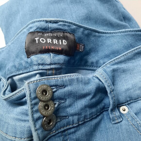 Torrid Jeans Womens 18 Skinny Jegging Mid Rise Premium Stretch Denim‎ - Picture 5 of 11